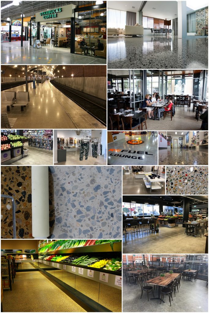 polished concrete finishing